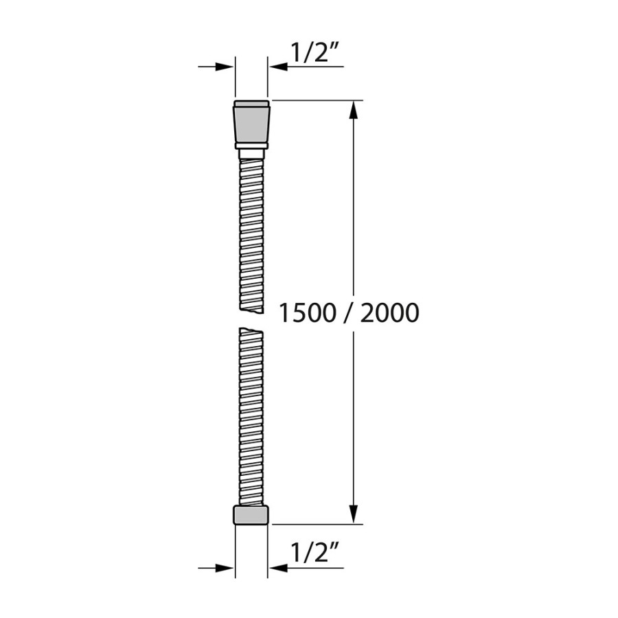 Tiger Excellence Σπιράλ Ντους 150 cm Chrome 553240344