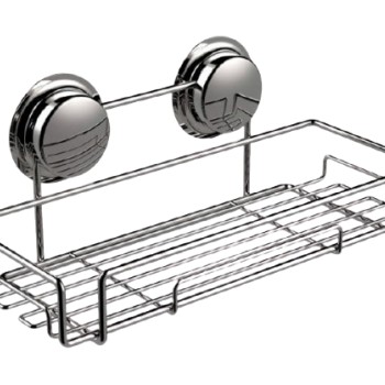 Ράφι με βεντούζες chrome Sealskin Elementals