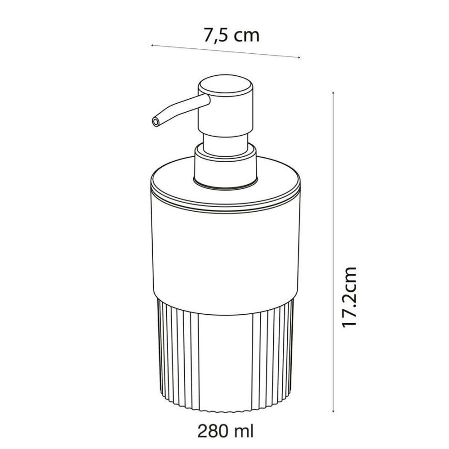 Brave dark pink 280 ml δοχείο κρεμοσάπουνου Sealskin