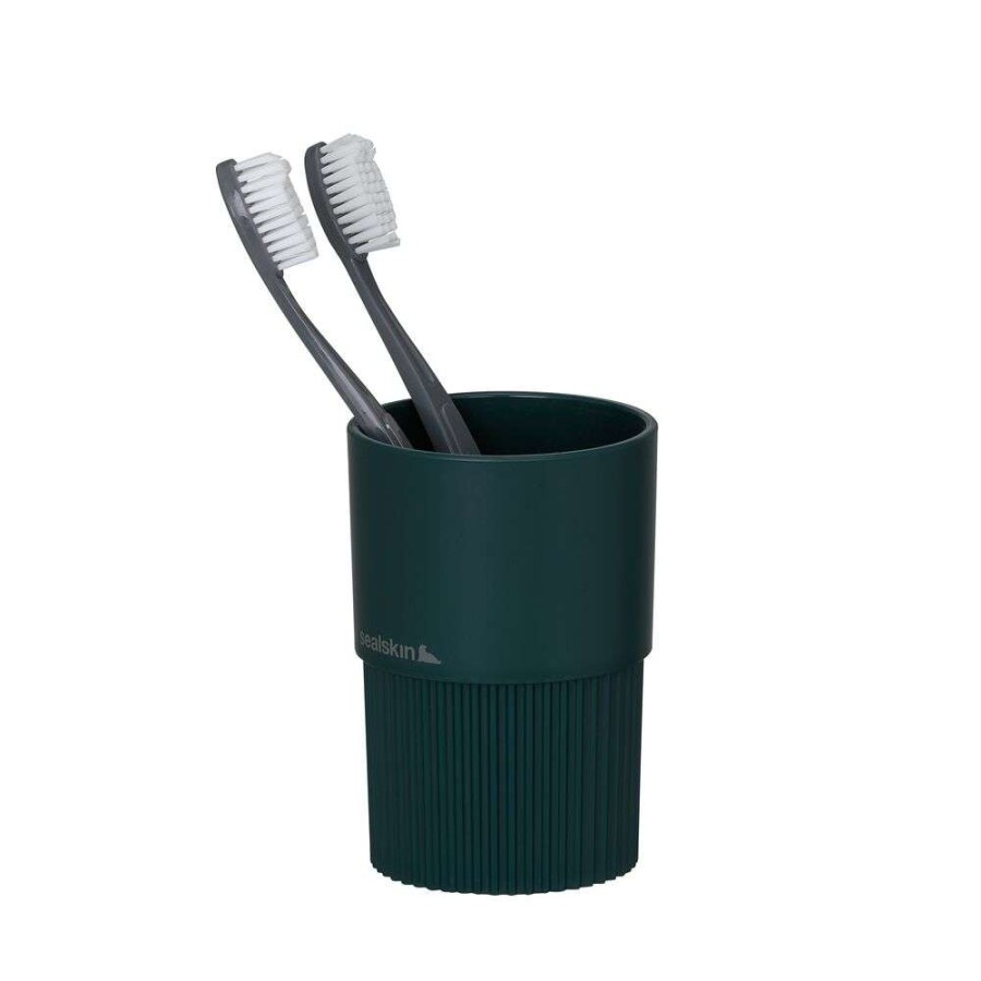 Brave dark green ποτήρι οδοντόβουρτσας Sealskin