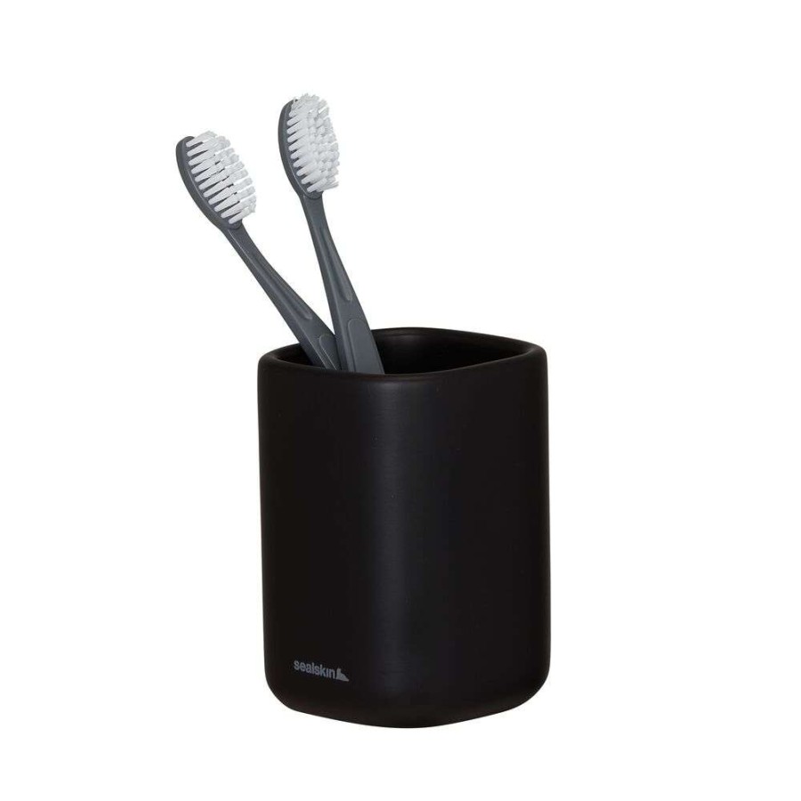 Mind black ποτήρι οδοντόβουρτσας Sealskin