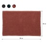 Delhi 60x90 dark pink πατάκι μπάνιου Sealskin