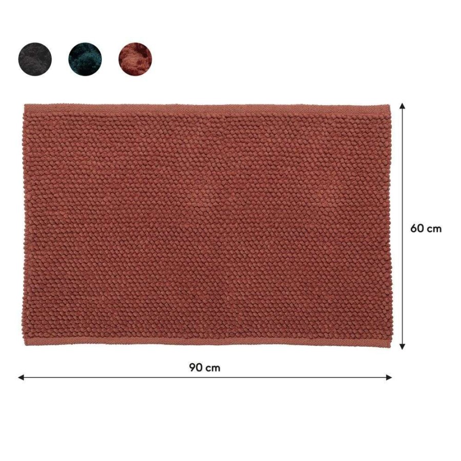 Delhi 60x90 dark pink πατάκι μπάνιου Sealskin