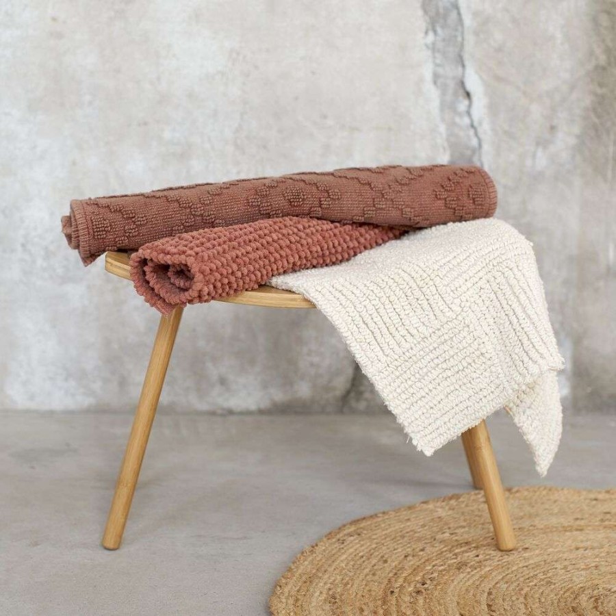 Delhi 60x60 dark pink πατάκι μπάνιου Sealskin