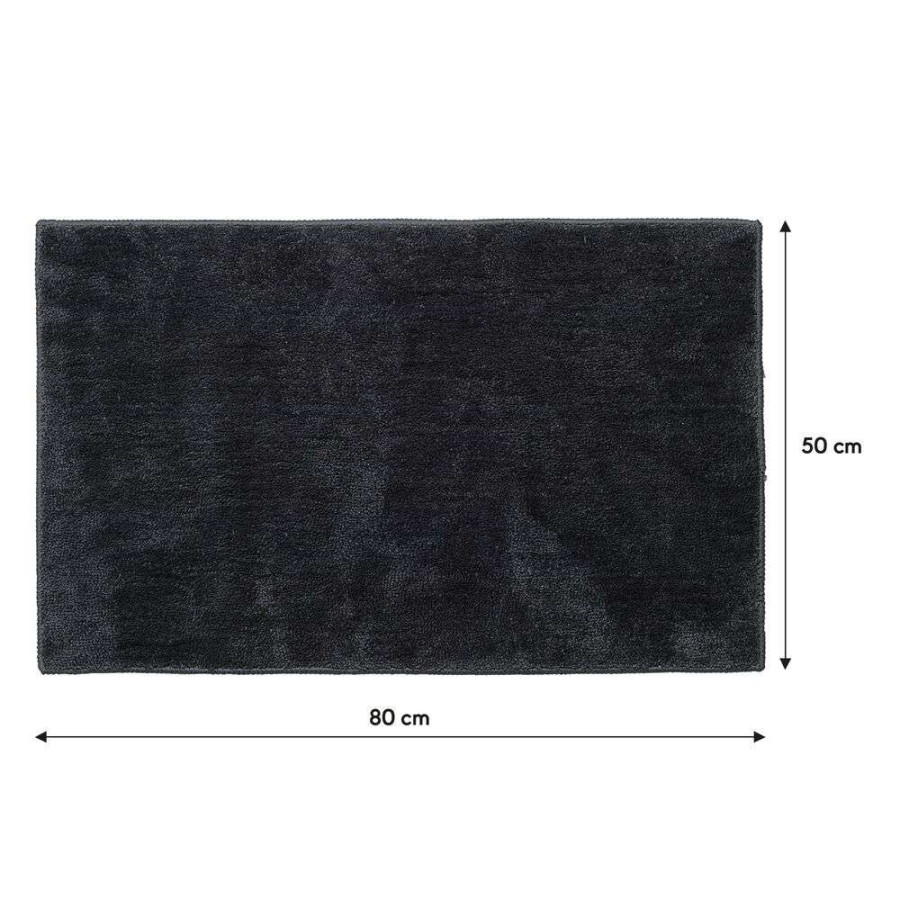 Doux 50x80 dark grey πατάκι μπάνιου Sealskin