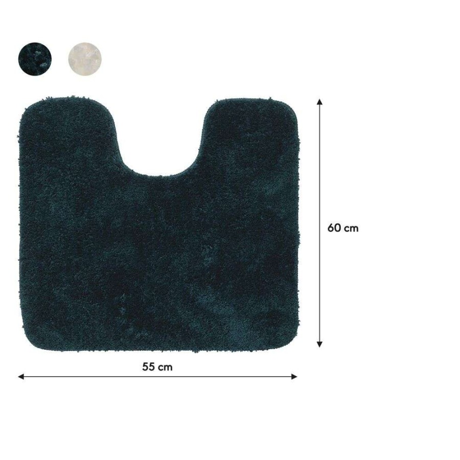 Angora 55x60 dark green πατάκι λεκάνης Sealskin