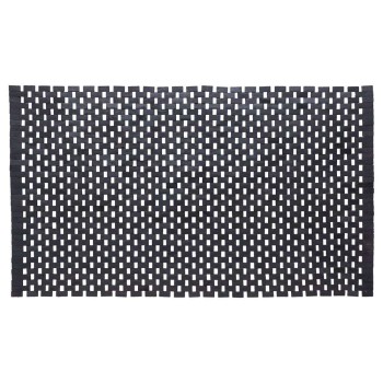 Woodblock 52x90 teak black πατάκι μπάνιου Sealskin