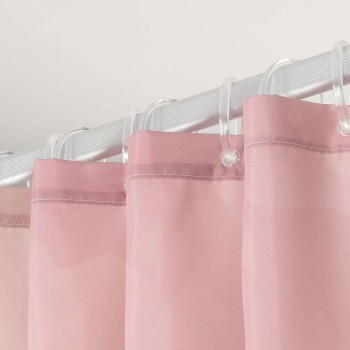 Earth 180x200 dark pink κουρτίνα μπάνιου υφασμάτινη Sealskin