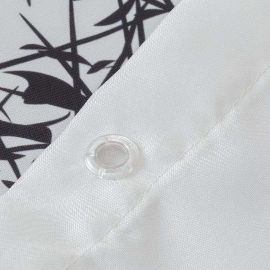 Flow 180x200 black κουρτίνα μπάνιου υφασμάτινη Sealskin