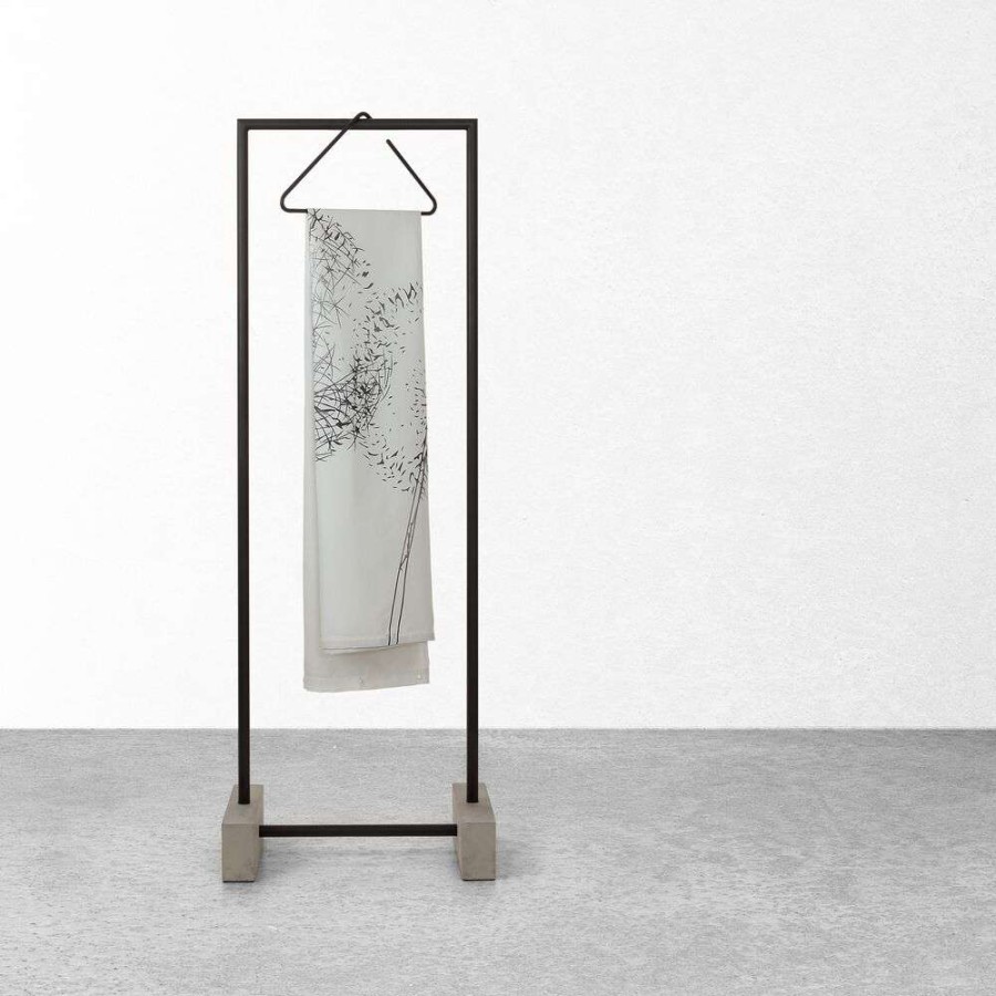 Flow 180x200 black κουρτίνα μπάνιου υφασμάτινη Sealskin