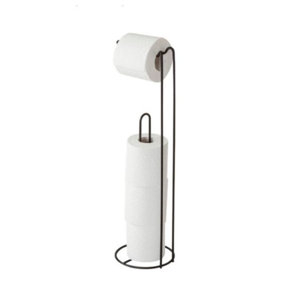 Χαρτοθήκη με θέση για εφεδρικά ρολά black Sealskin Elementals