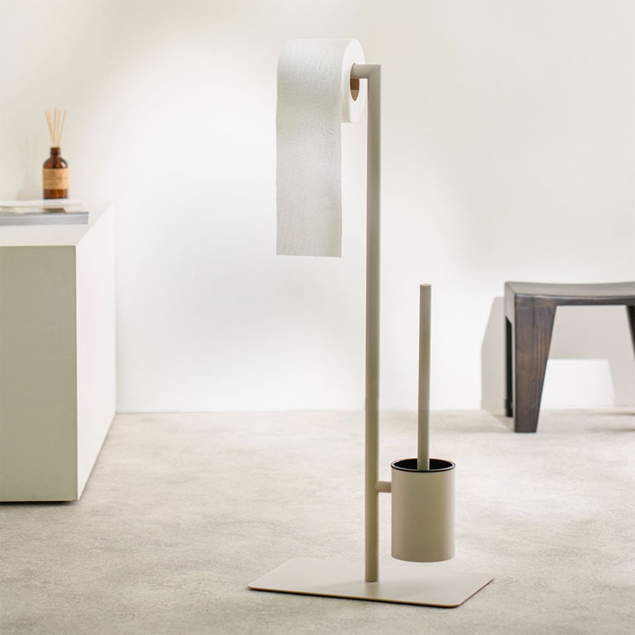 Brix greige σταντ χαρτιού υγείας + πιγκάλ Sealskin