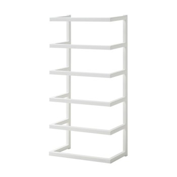 Carre White Κρεμάστρα 5 Θέσεων Επιτοίχια Sealskin