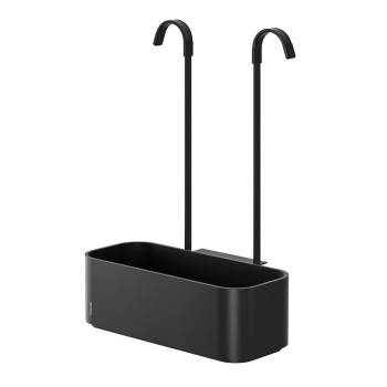 Tiger 2-Store Ράφι κρεμαστό για Βρύση Ντους 25 cm Black 800376