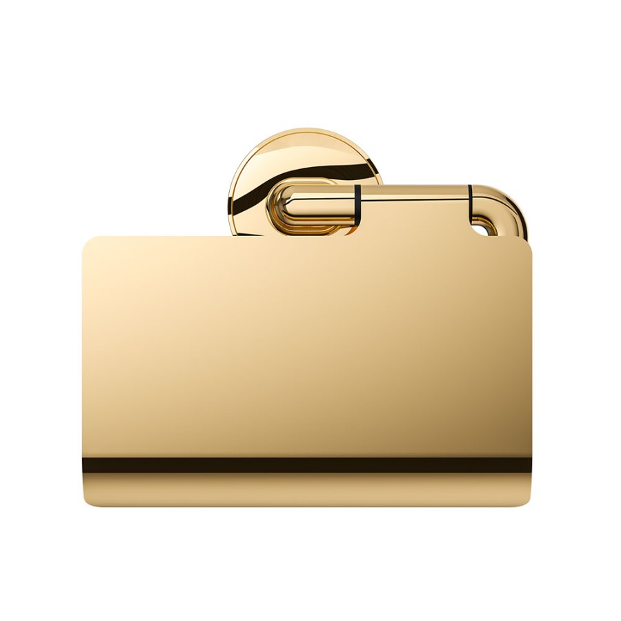 Tiger Cooper Χαρτοθήκη με Κάλυμμα Polished gold 800553