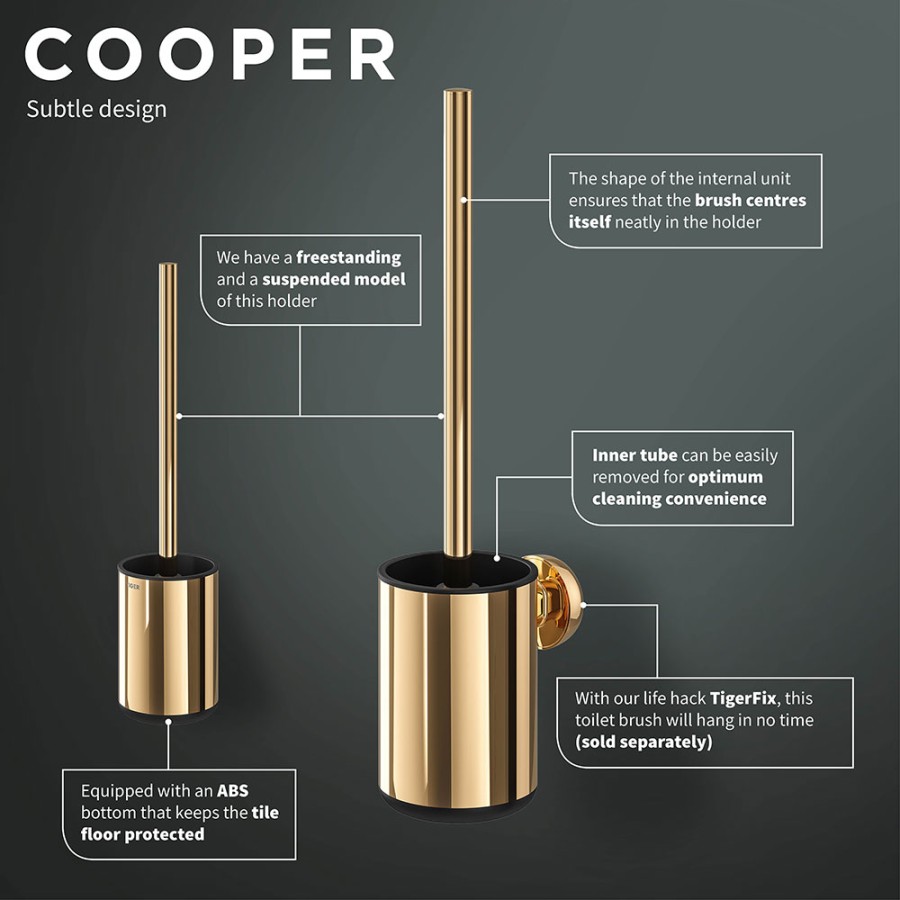 Tiger Cooper Πιγκάλ Επιτοίχιο Black / Polished gold 800557