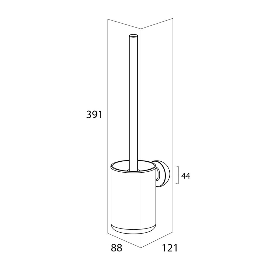 Tiger Cooper Πιγκάλ Επιτοίχιο Black / Polished gold 800557