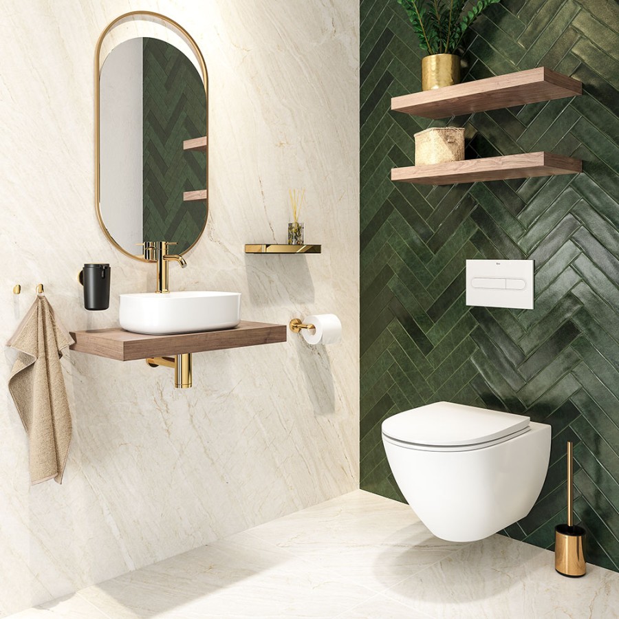 Tiger Cooper Ράφι 28 cm Black / Polished gold 800561