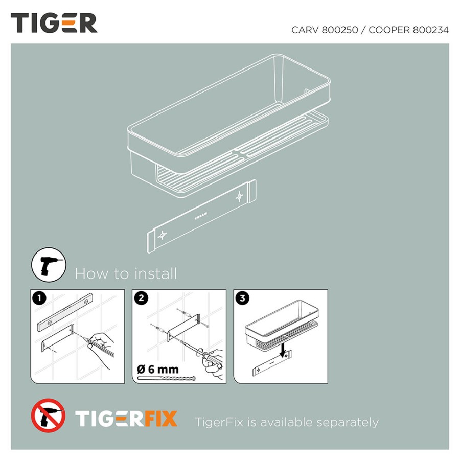 Tiger Cooper Ράφι 28 cm Black / Polished gold 800562