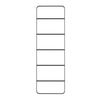 Brix black σκάλα κρεμάστρα επιδαπέδια Sealskin