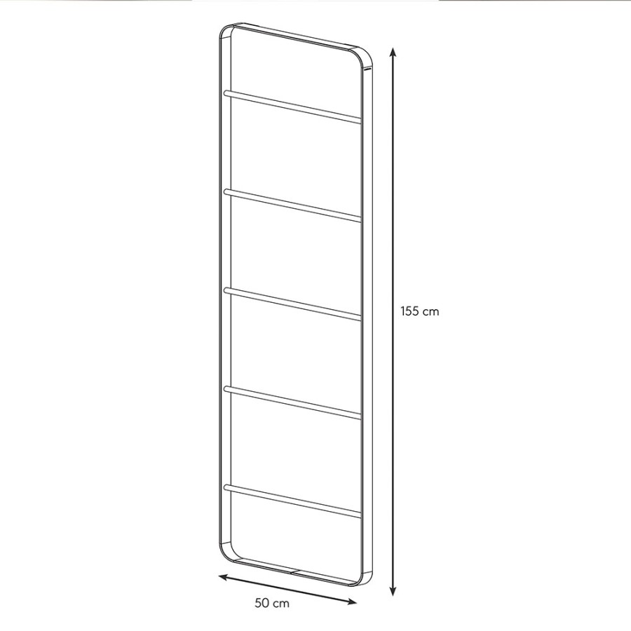Brix white σκάλα κρεμάστρα επιδαπέδια Sealskin