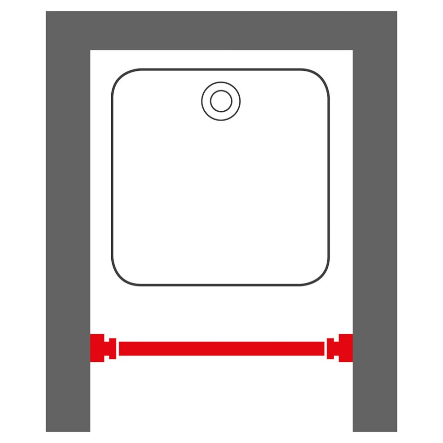 70-115 Ø 20 mm black βραχίονας μπάνιου πτυσσόμενος Sealskin