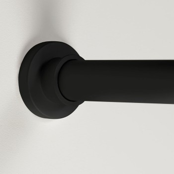 90x90 Ø 28 mm black βραχίονας μπάνιου γωνιακός Sealskin