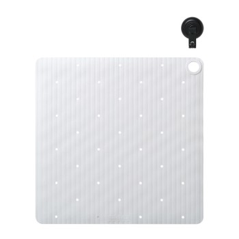 Ribb Αντιολισθητικό Πατάκι 55x55cm White with Black Hook Sealskin