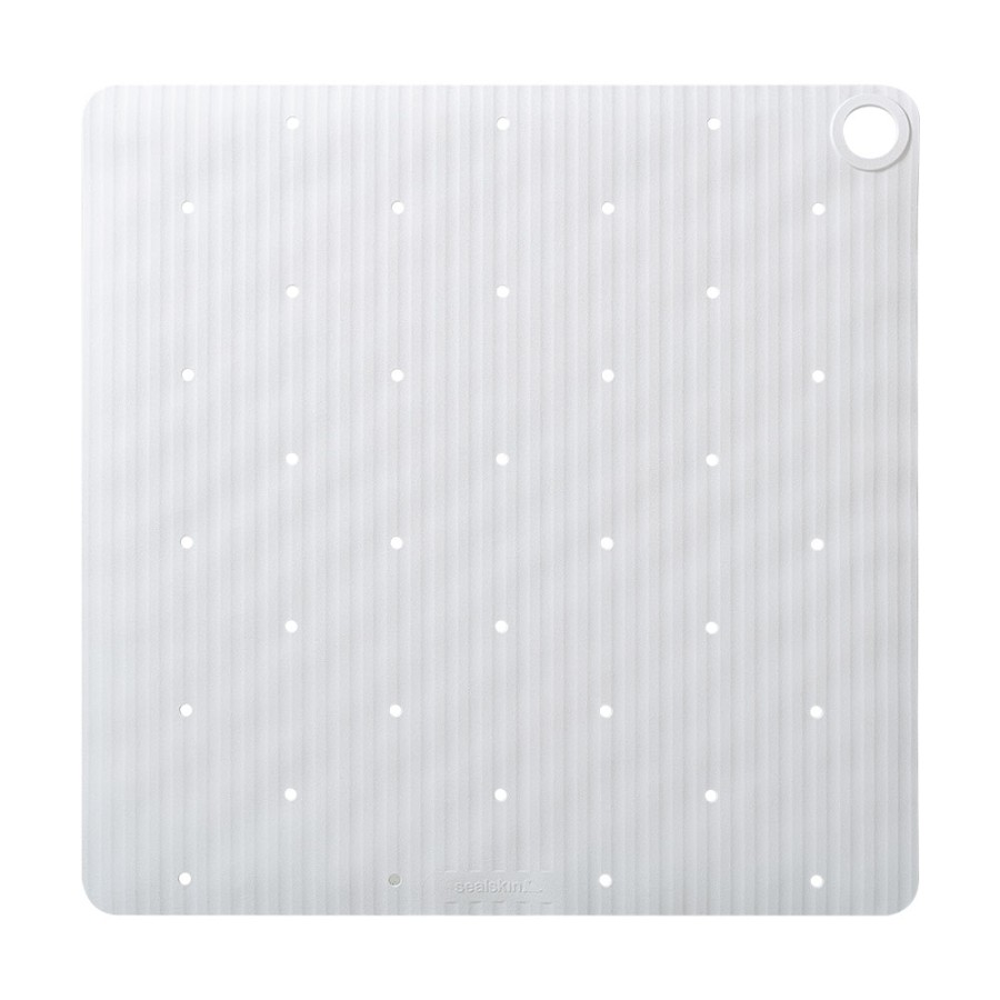 Ribb Αντιολισθητικό Πατάκι 55x55cm White with Black Hook Sealskin