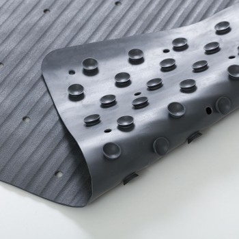 Ribb Αντιολισθητικό Πατάκι 55x55cm Anthracite with Black Hook Sealskin