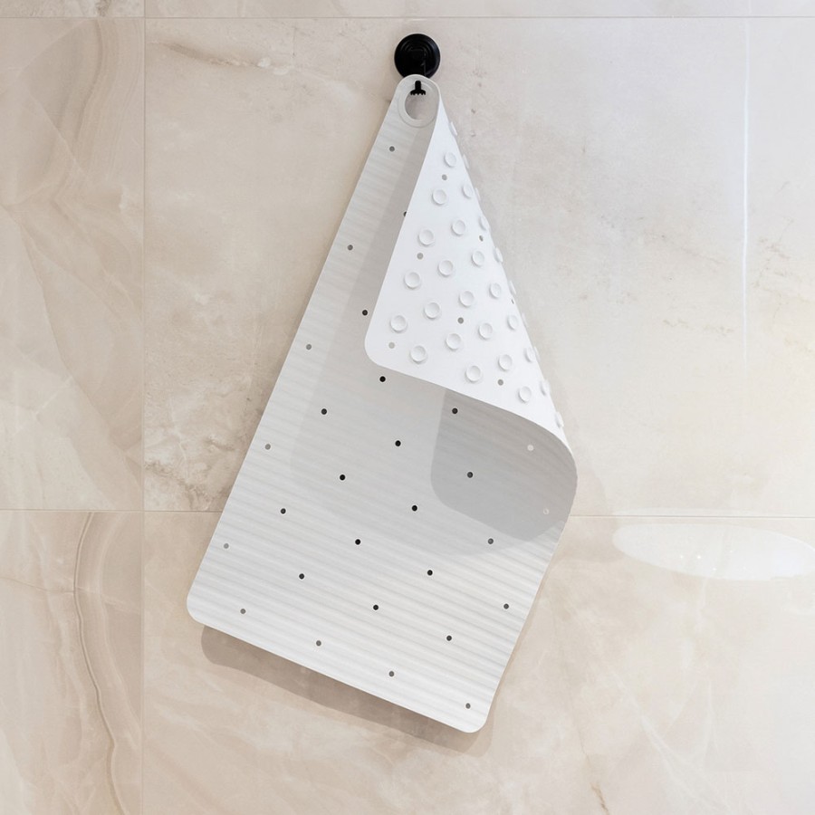 Ribb Αντιολισθητικό Πατάκι 40x70cm White with Black Hook Sealskin