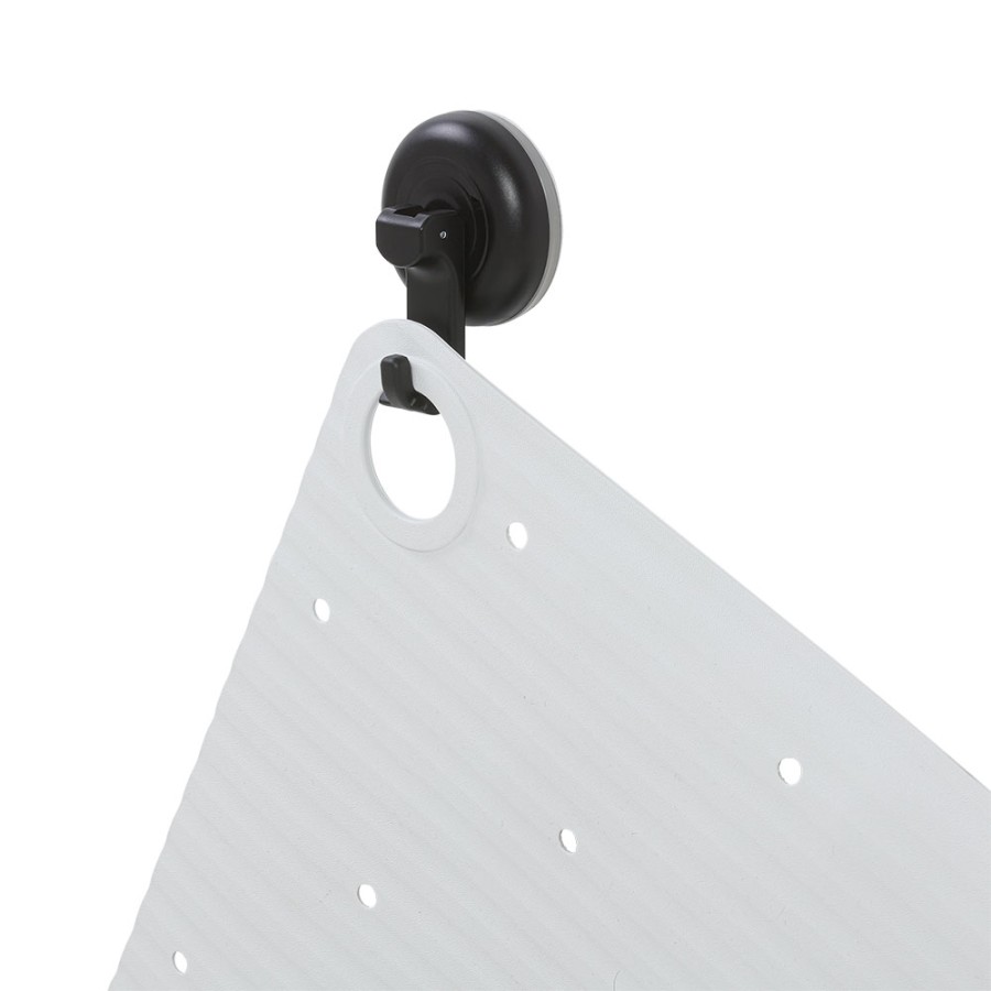 Ribb Αντιολισθητικό Πατάκι 40x70cm White with Black Hook Sealskin