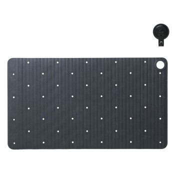 Ribb Αντιολισθητικό Πατάκι 40x70cm Anthracite with Black Hook Sealskin