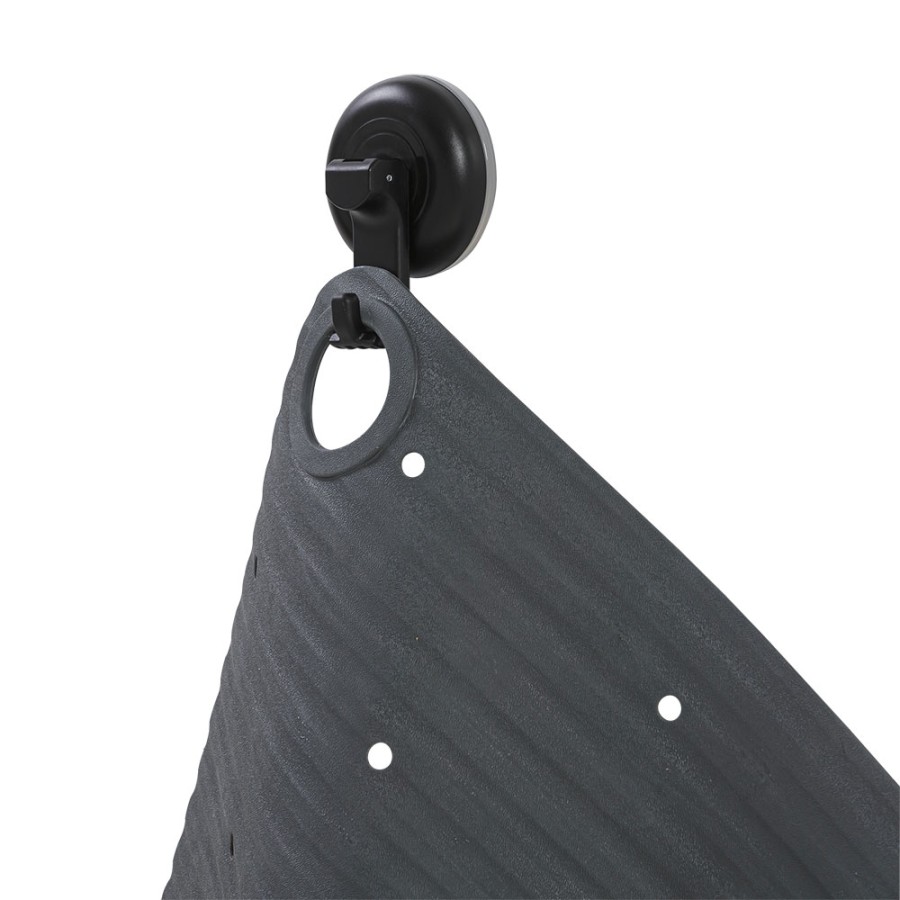 Ribb Αντιολισθητικό Πατάκι 40x70cm Anthracite with Black Hook Sealskin