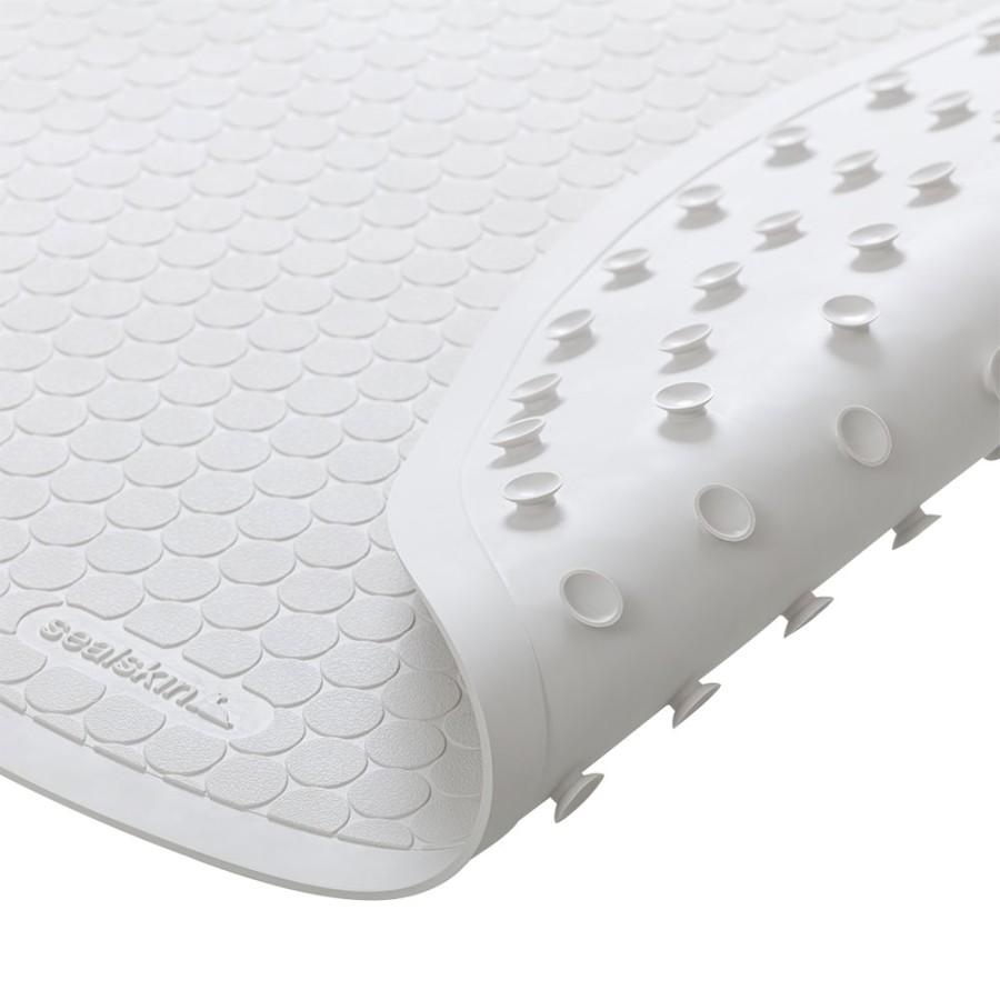 Rubelle Αντιολισθητικό Πατάκι Φ55cm White Sealskin
