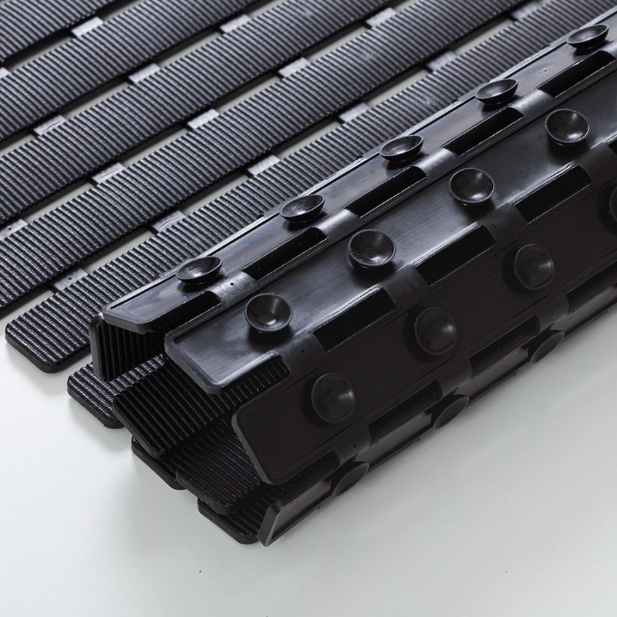 Nora Αντιολισθητικό Πατάκι 39x69cm Black Sealskin