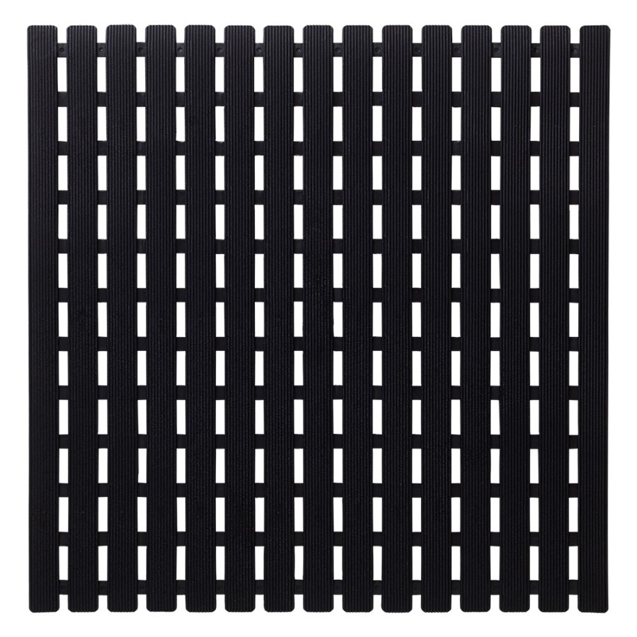 Nora Αντιολισθητικό Πατάκι 54x54cm Black Sealskin