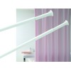 Bacchetta 75-135 Φ25 white Βραχίονας μπάνιου πτυσσόμενος