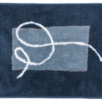 Carcassonne 60x90 blue Χαλάκι μπάνιου Sealskin