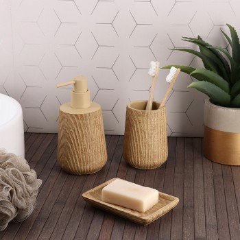 Σαπουνοθήκη Polyresin Μπεζ MRShome