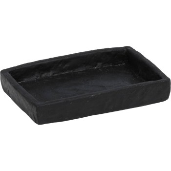 Σαπουνοθήκη Polyresin Μαύρη MRShome