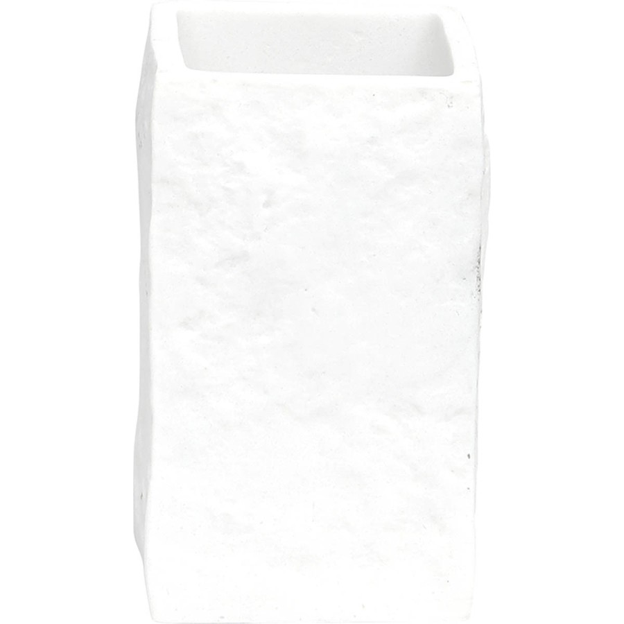 Ποτήρι Οδοντόβουρτσας Polyresin Λευκό MRShome