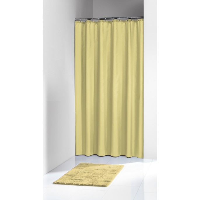 Granada 180x200 yellow Πλαστική κουρτίνα μπάνιου Sealskin