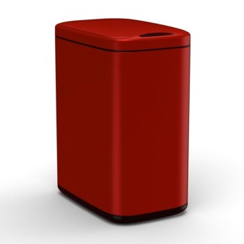 Αυτόματος Κάδος με Φωτοκύτταρο 8lt Κόκκινο Βουργουνδίας 18x28x37cm MRShome