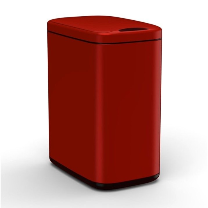 Αυτόματος Κάδος με Φωτοκύτταρο 8lt Κόκκινο Βουργουνδίας 18x28x37cm MRShome