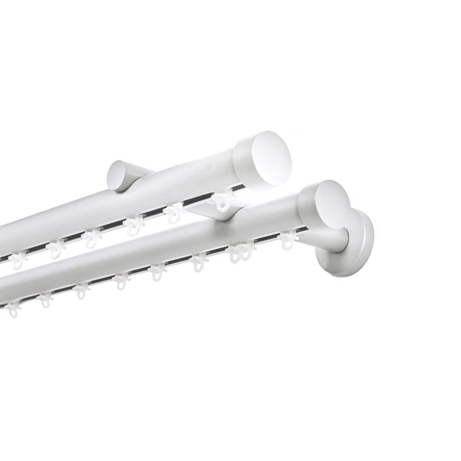 Σιδηρόδρομος Toledo Φ25mm Λευκός Διπλός 200cm MRShome