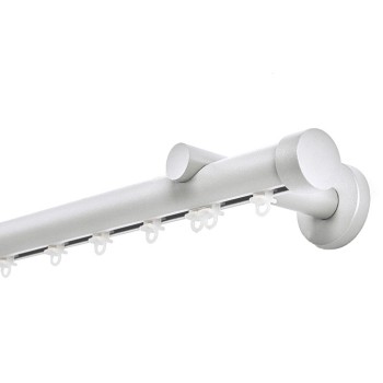 Σιδηρόδρομος Toledo Φ25mm Λευκός Μονός 160cm MRShome