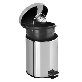 Κάδος Απορριμμάτων 12L Stainless Steel Φ25x41.5cm AWD02030008