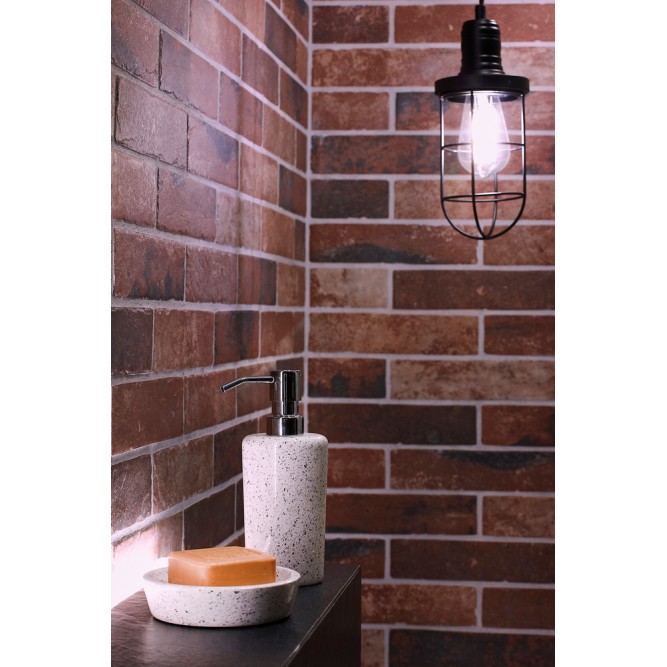 Q BATH Δοχείο Κρεμοσάπουνου από Μάρμαρο 200ml Φ7.3x17.5cm AWD02341549