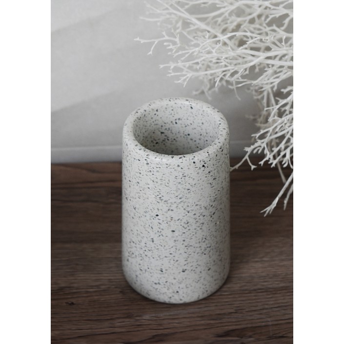 Q BATH Ποτήρι Οδοντόβουρτσας από Μάρμαρο Φ7.5x12.3cm 250ml AWD02341550
